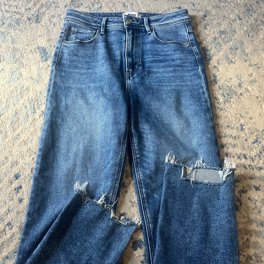 PAIGE Sarah slim crop jeans size 27 - Picture 4 of 5